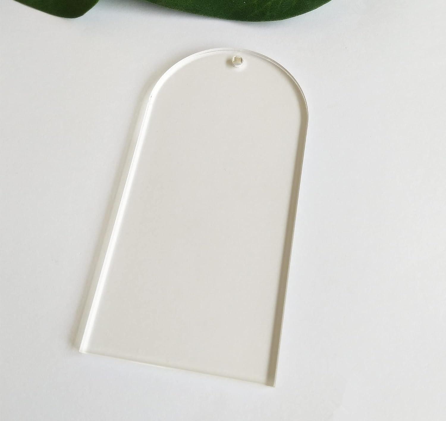 10PCS Arched Acrylic Place Cards, Clear Acrylic Escort Cards, Acrylic Place Cards, Wedding Place Cards, Wedding & Party Accessories (2''x4'')