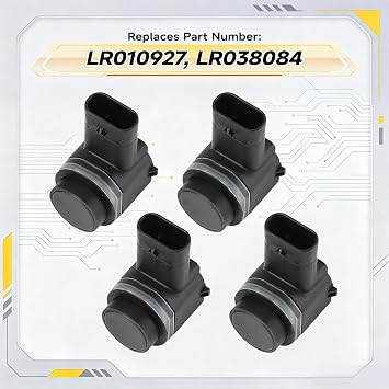 Car PDC Parking Sensor LR010927 4PCS Front Rear Parking Aid Backup Sensor for Freelander 2 for Discovery 4 for RangeRover Sport for Jaguar XF XJ XK for Volvo XC70 for Ford Fiesta LR038084