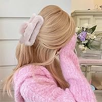 Vista 16 de AHONEY Pinzas para el cabello de 5 pulgadas rosadas, pinzas de garra extra grandes, pinzas grandes para cabello largo y grueso, pinzas XL gigantes