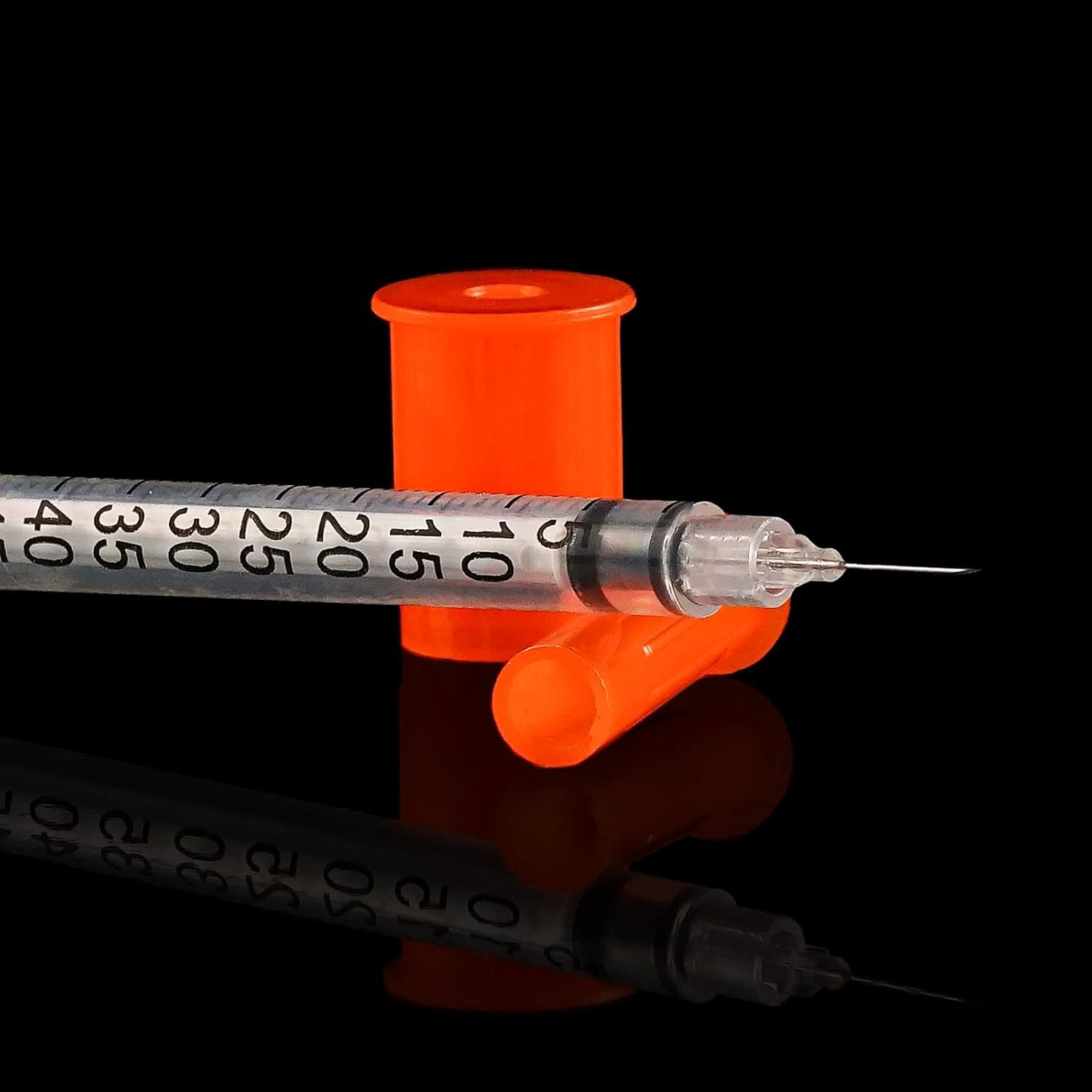 Jeringa de 0,5 ml/cc, 30 G, jeringas de laboratorio científico U-100, paquete individual, paquete de 30
