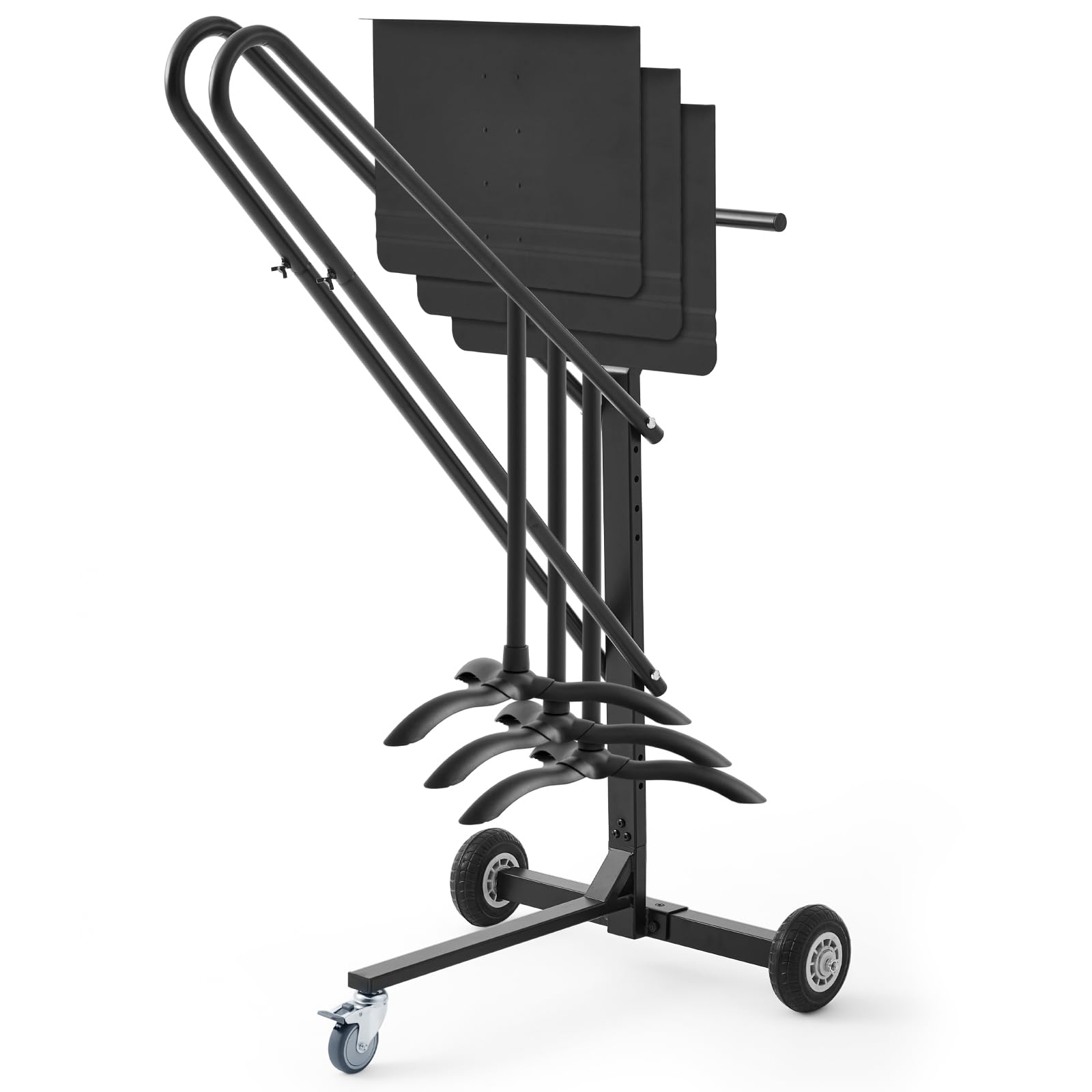 Aurelema Music Stand Storage Cart Metal Portable,8-Stand Capacity