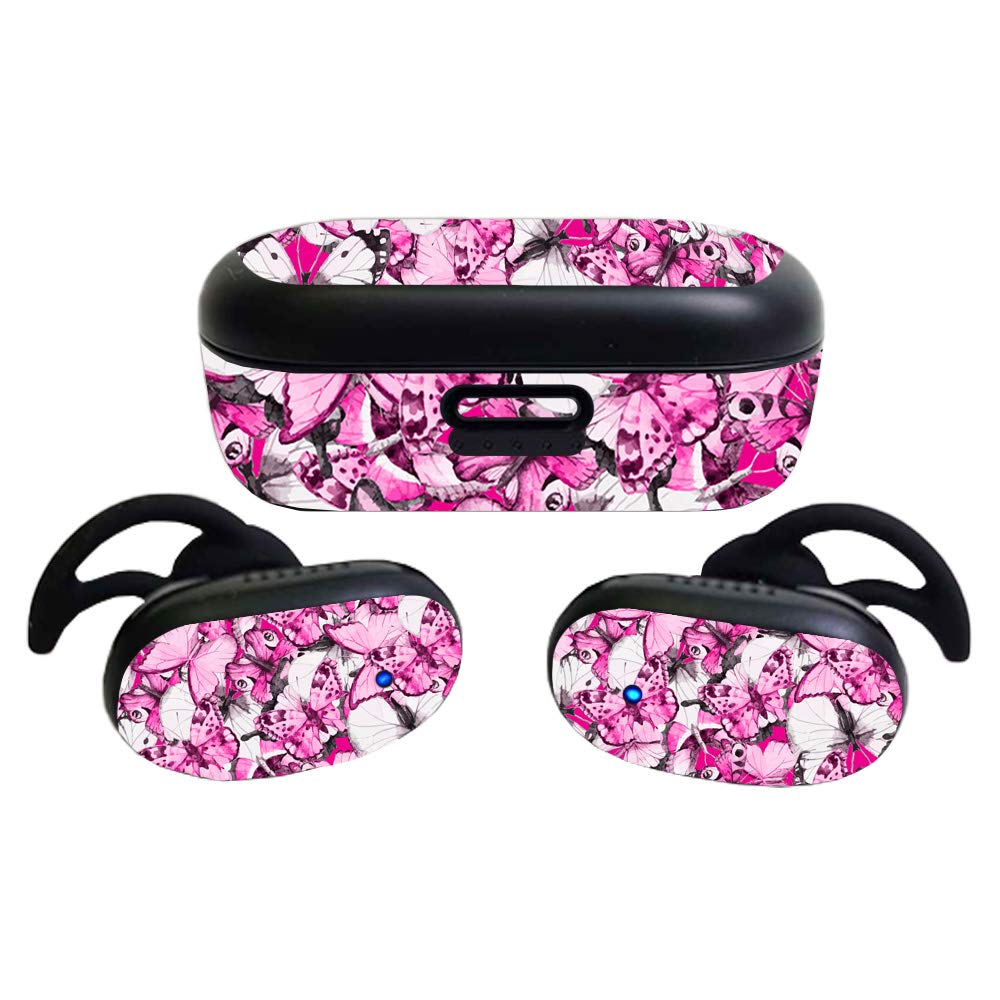 MightySkins Glossy Glitter Skin Compatible with Bose QuietComfort Earbuds (2020)