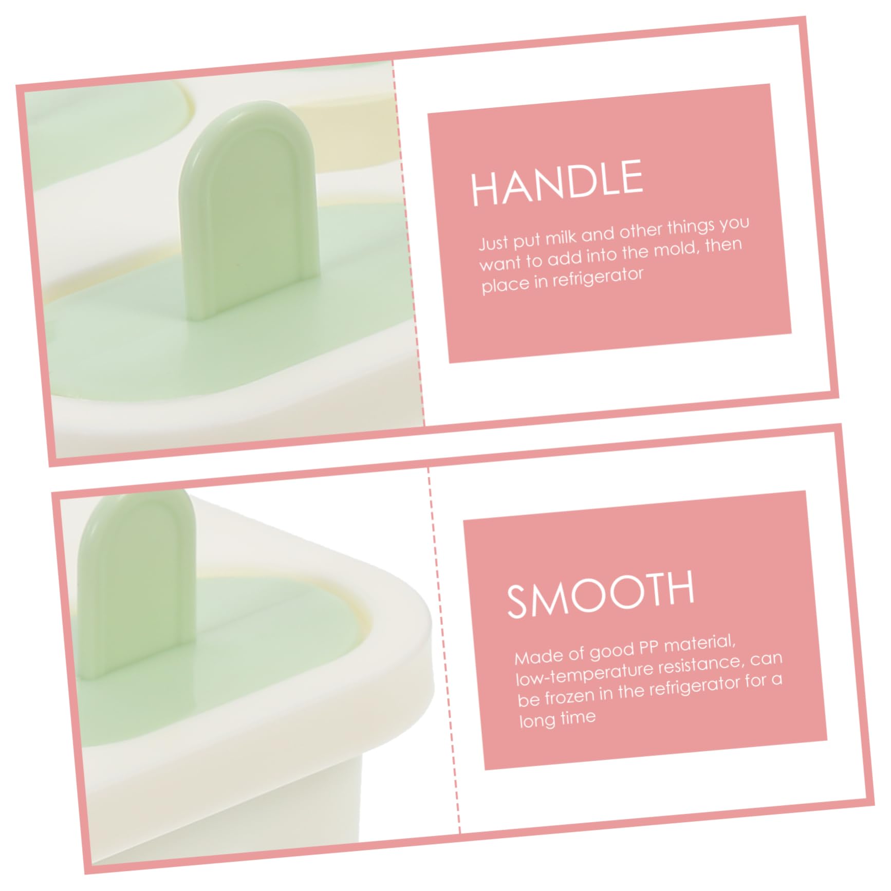 Moules à Glace DIY Couvercle, 1 Set Pp Vert 3, 3 L
