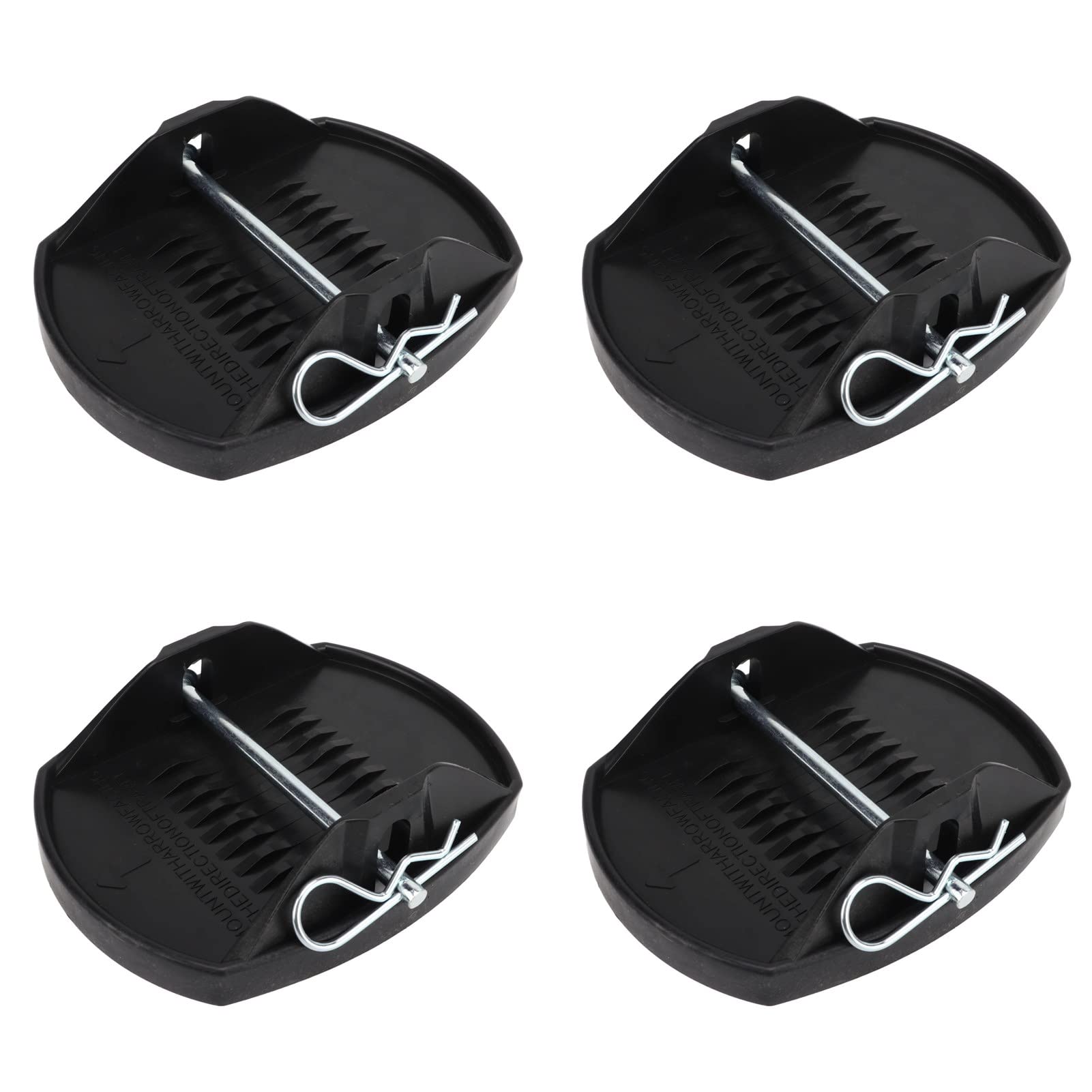 Jack Support Pads, Anti Slip 4 PCS Jack Foot Support Leveller Direct Replacement for Trailer
