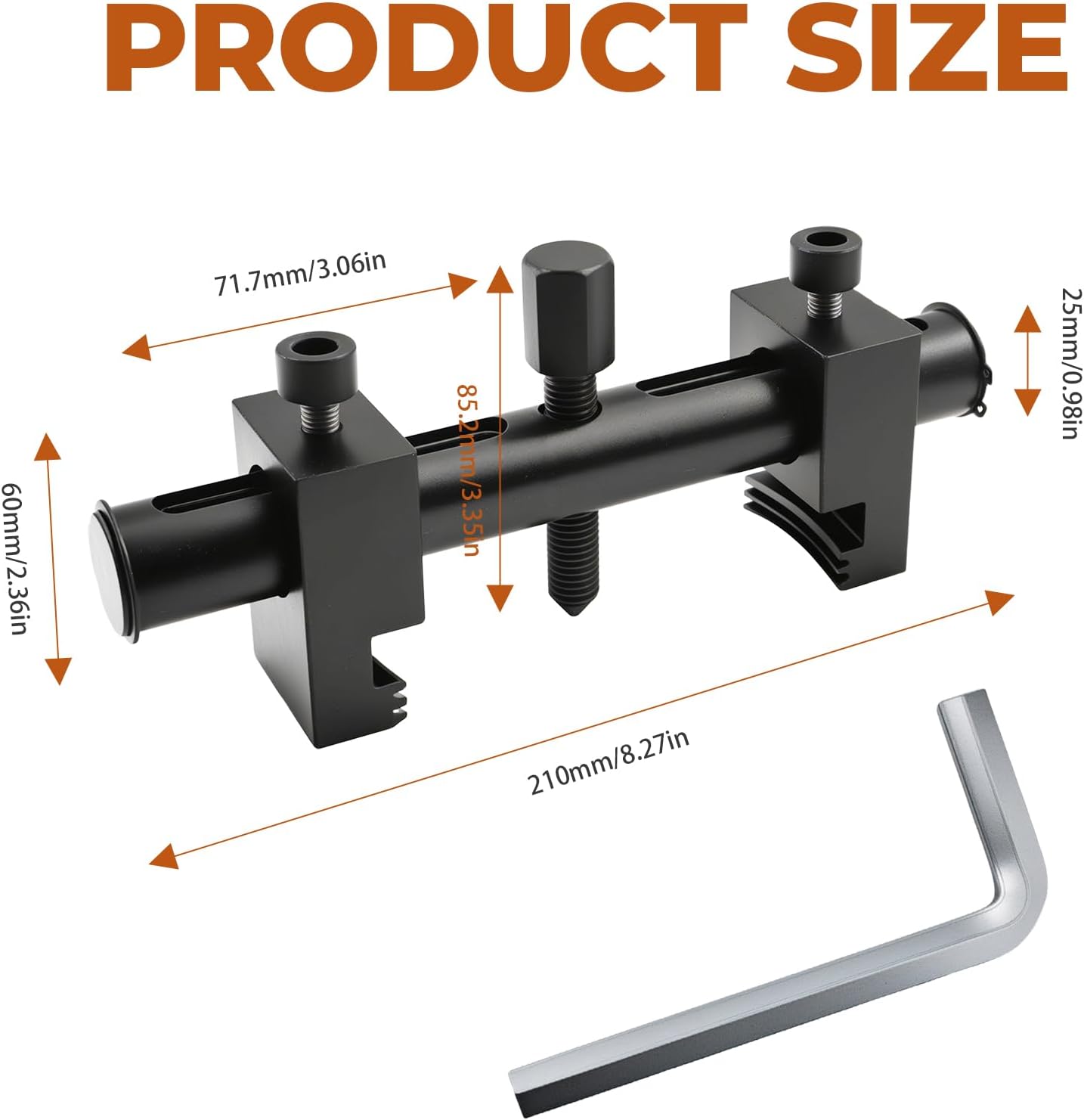 Crankshaft Pulley Remover Tool,Adjustable Ribbed Drive Pulley Puller Compatible with A/C Unit Water Pumps Automotive