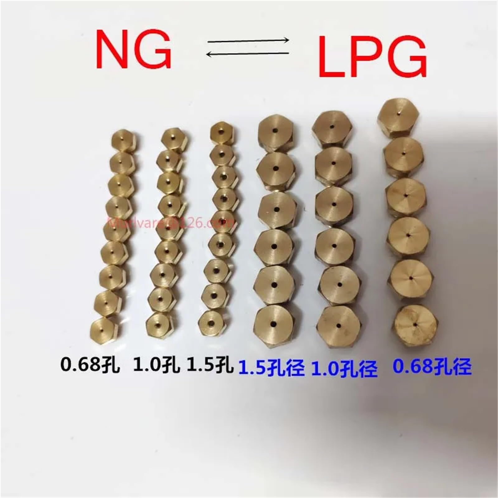 20 szt. 0,68 dysza M8 do palnika gazowego LPG podgrzewacz wody