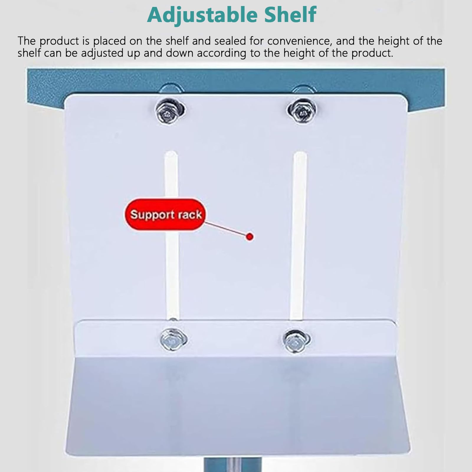 Macchina termosaldatrice 2 in 1 per sacchetti di plastica con taglierina e pedale per sigillature efficienti, design portatile per un funzionamento unilaterale