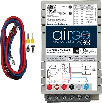 G3 Soft Start | Next-Gen Motor Protection Module for HVAC & Heat Pumps | Reverse Motor Protection | Adaptive Ramp-Up Control | Generator, Solar & Off-Grid Ready | Easy DIY Install | G3 8-16A