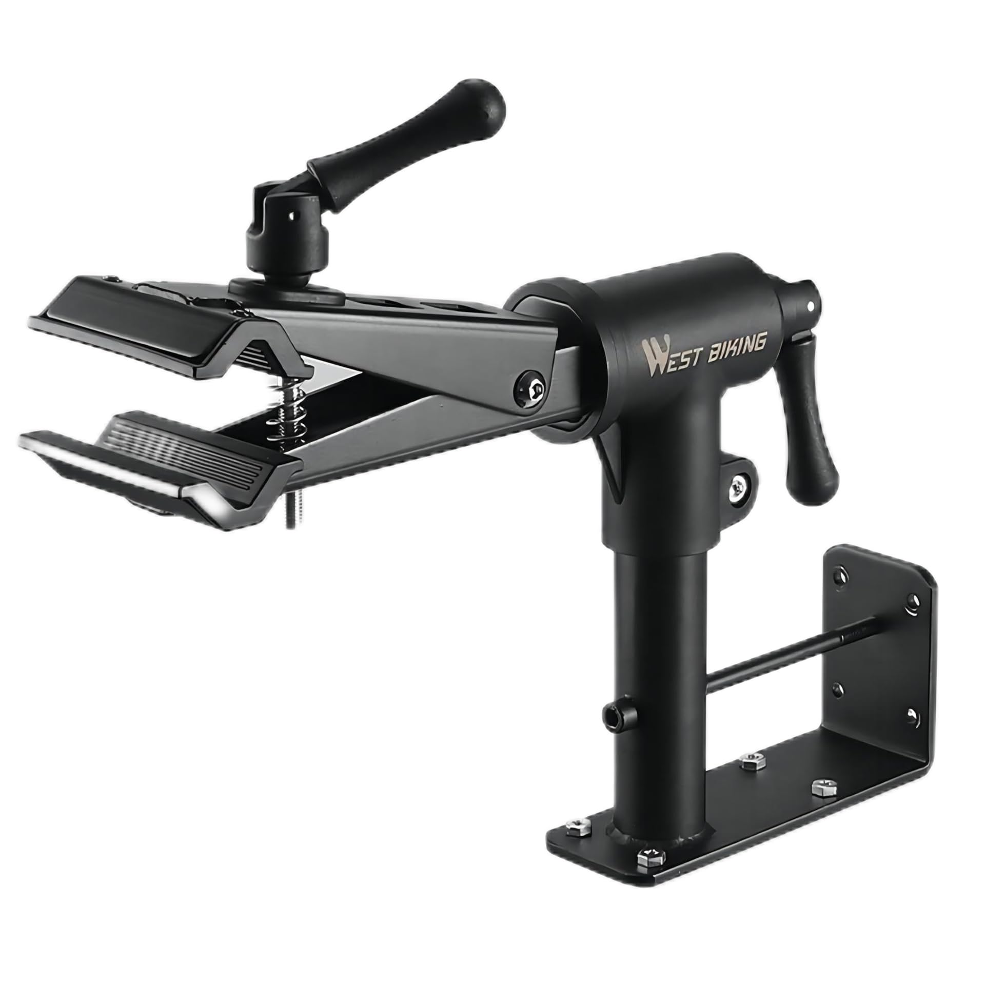 Mimoke 2-in-1 Bicycle Repair Stand - Wall Or Workbench Mount, 40kg Load