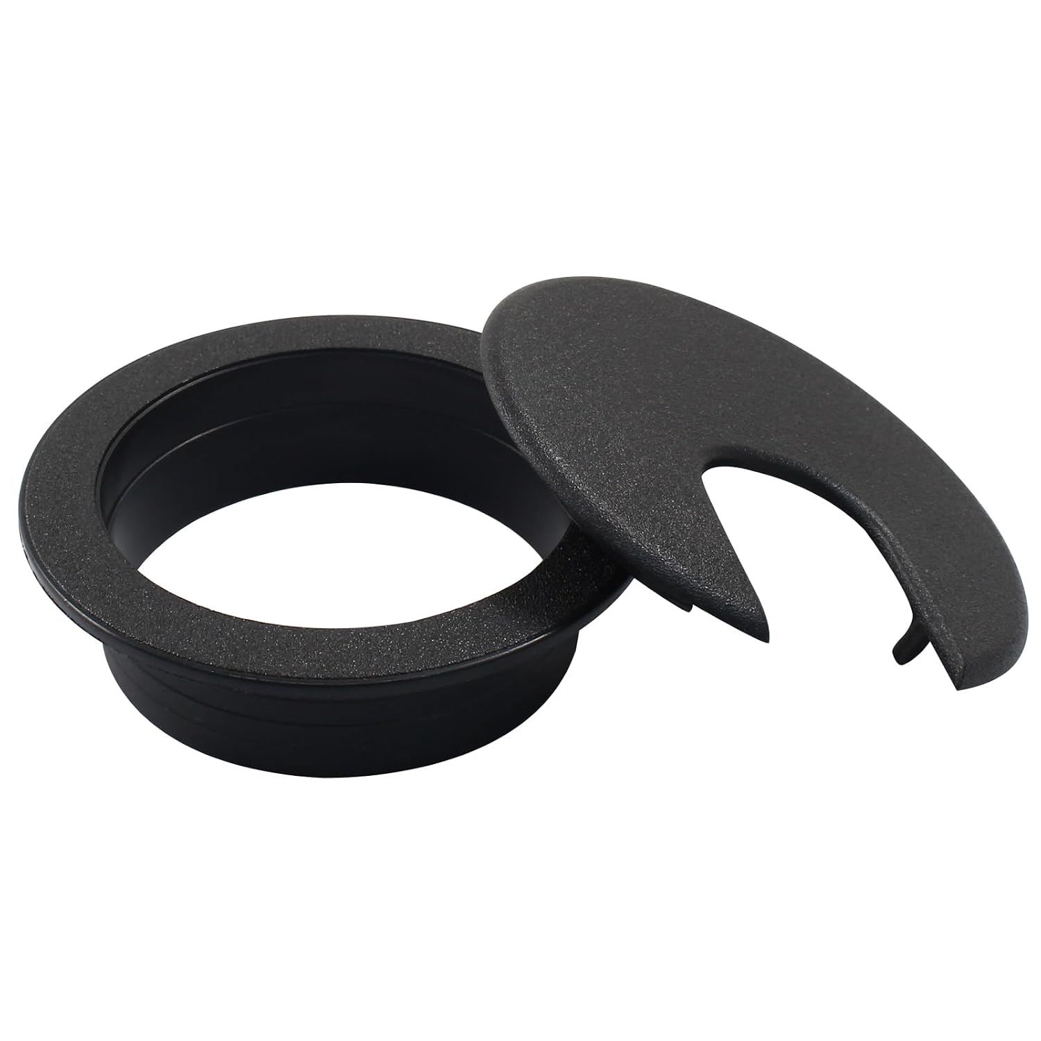Bivethoi 2 inch Desk Wire Cord Cable Grommets Hole Cover, Black image 5