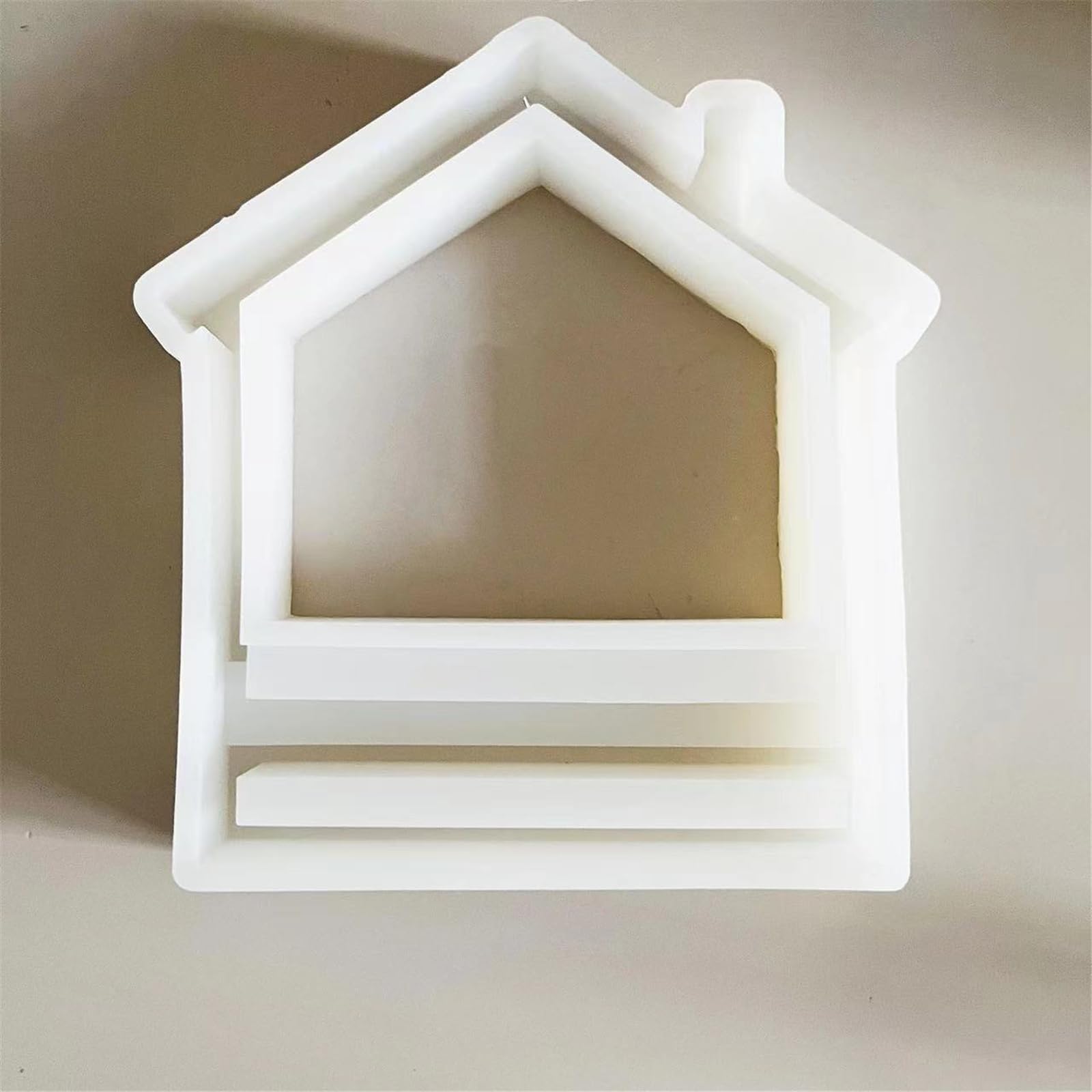 Molde de silicona multiusos para la base de la casa, molde de silicona con base transparente para detallar la casa para diseñadores