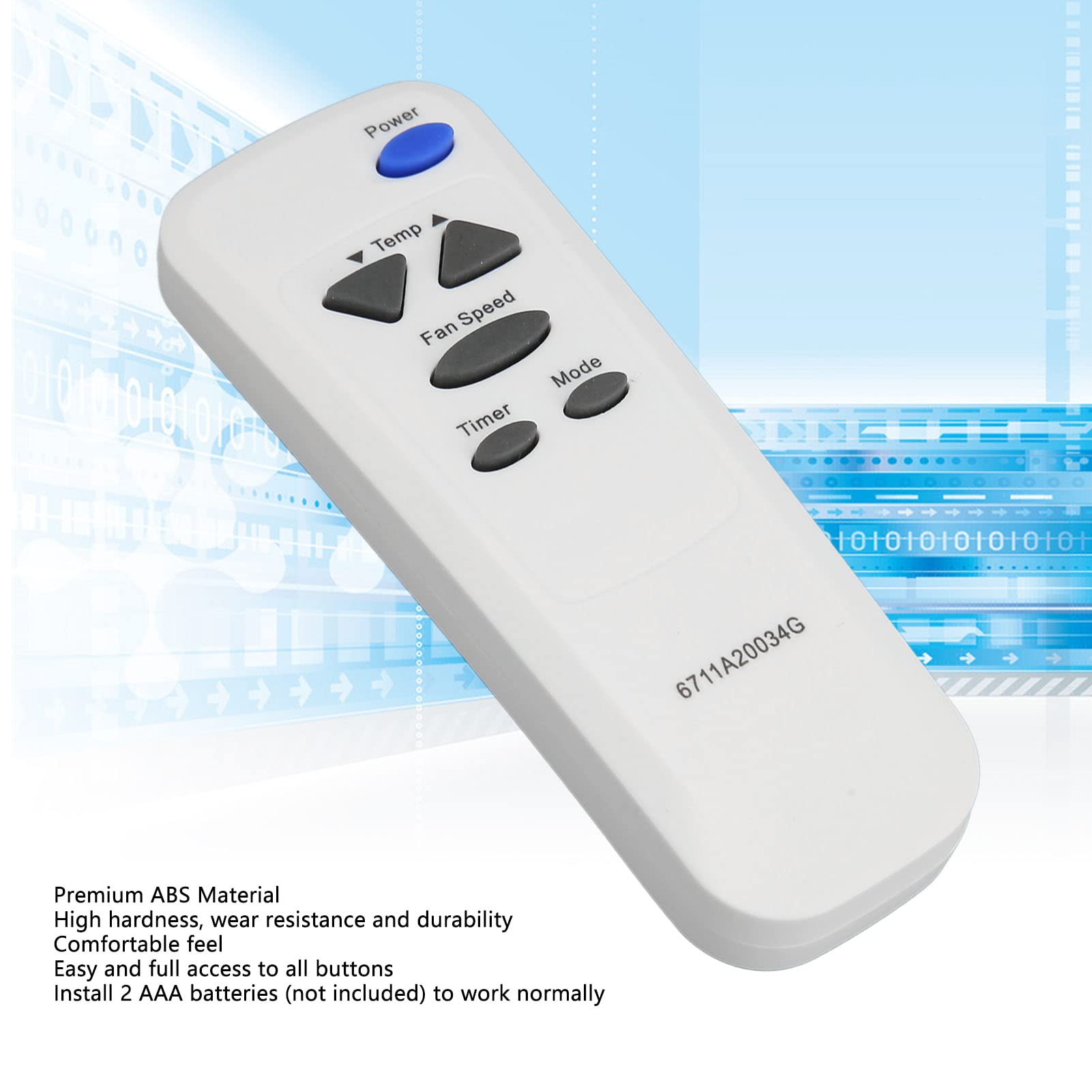 Amazon.co.jp: ユニバーサルエアコンリモコン 交換用 LG 6711A20034G