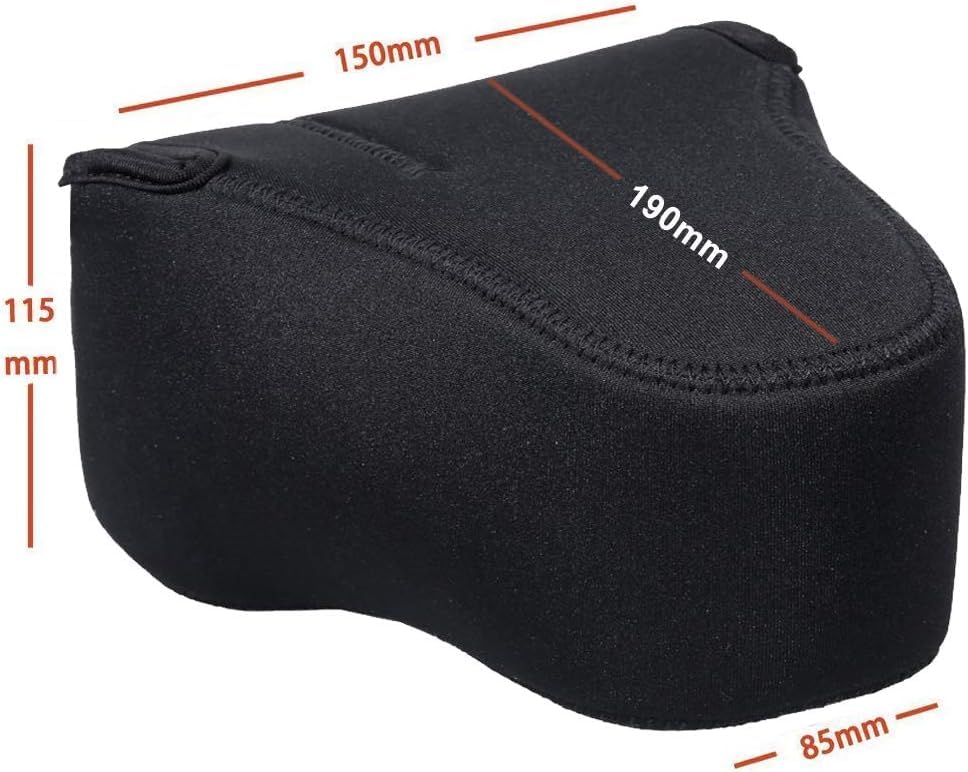 Funda de neopreno para Nikon COOLPIX P1100 negra miniatura 2