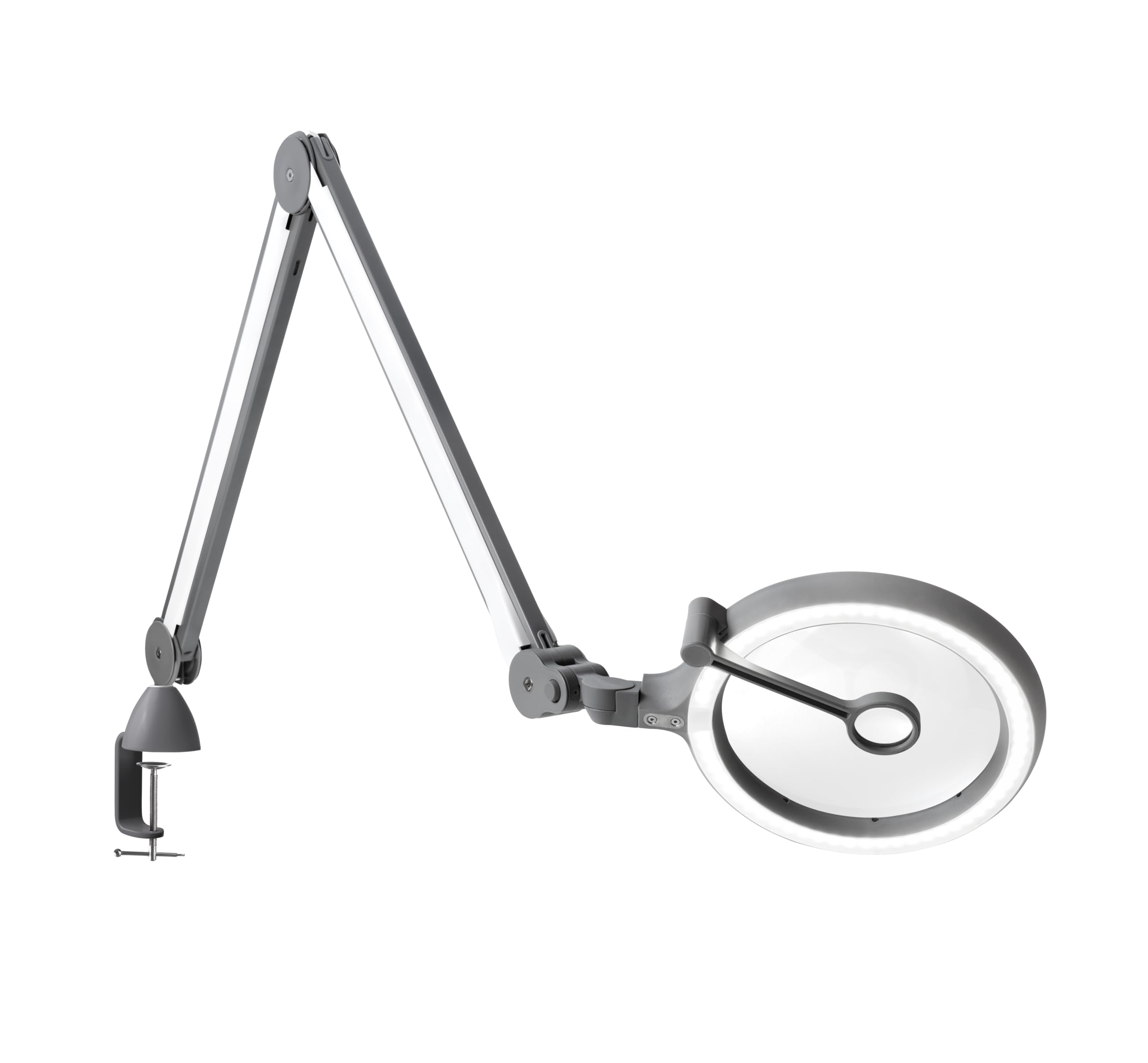 daylight Lampe loupe lumière du jour 1 ¾ x lentille transparente 60 LED da variateur 4 niveaux