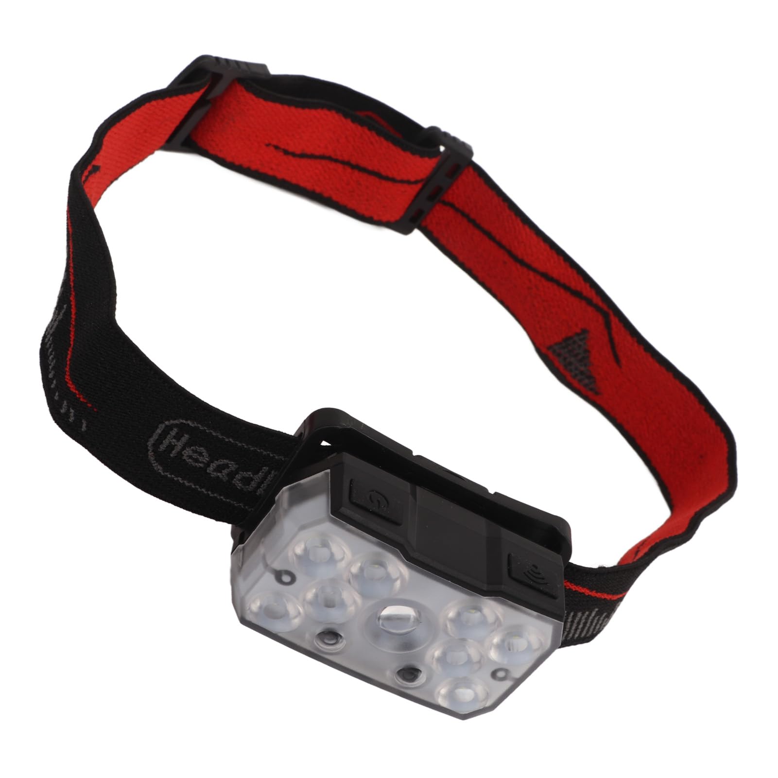 Pilipane LED Light Fixed Focus Sensor Super Bright IPX4 Rechargeable lamp with Red White Light for Outdoor Camping Night Reading