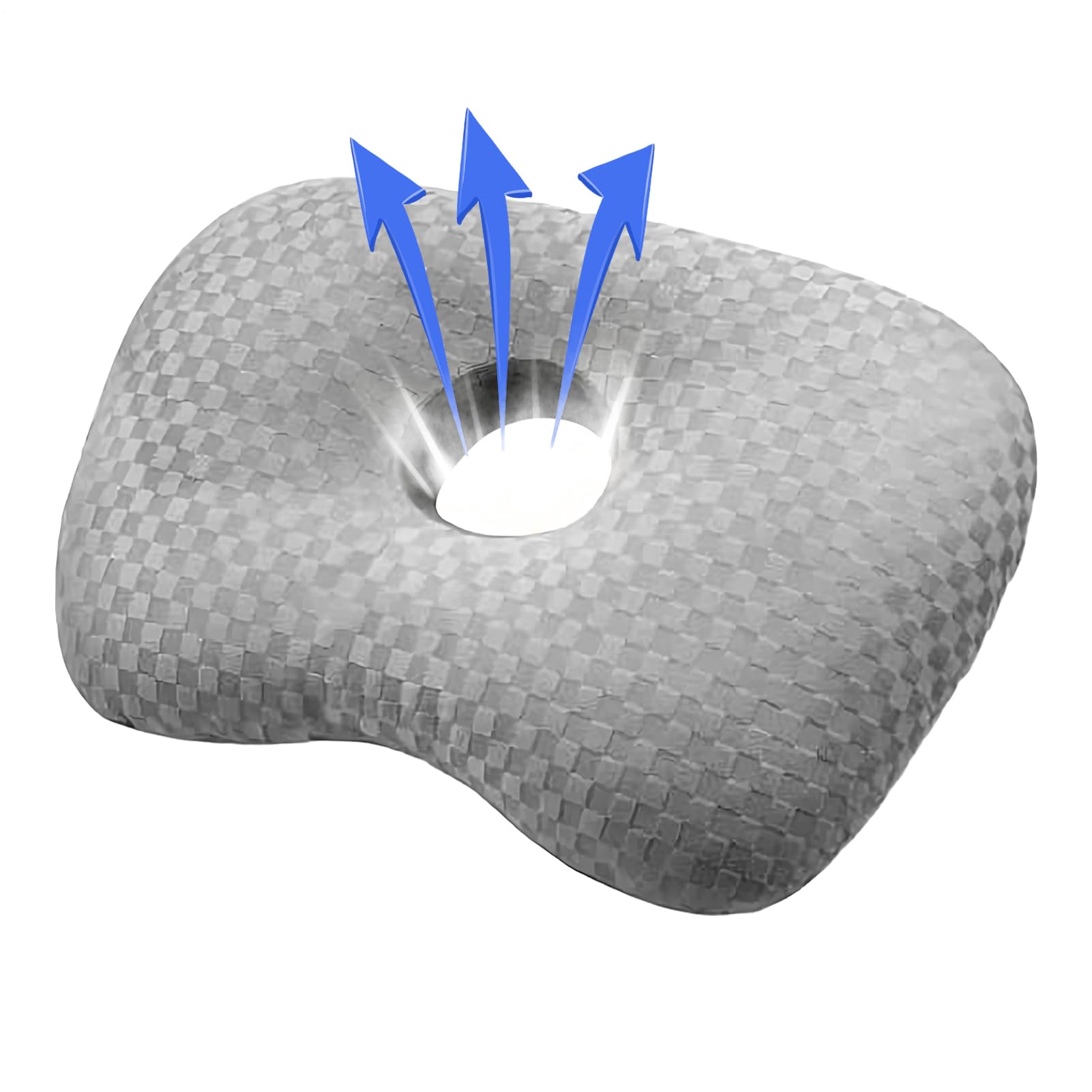 Coussin piercing ergonomique haute densité | Oreiller respirant de qualité supérieure