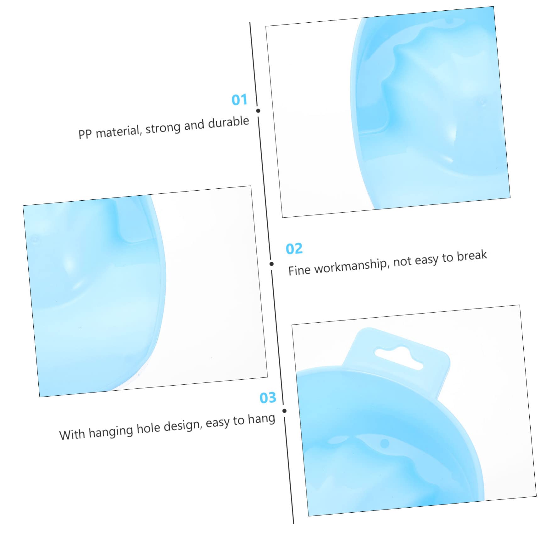 Generic 2pcs Hand Soak Bowl for Manicures Set Nail Soaking Bowl Kit Safe Material for Salon Home Use