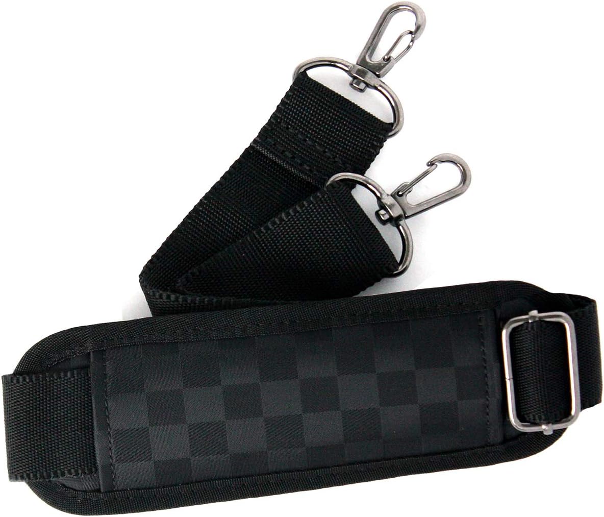 Burnoaa Replacement Adjustable Shoulder Strap/Shoulder Saver Pad Checked BACS-M for Business Travel Bags