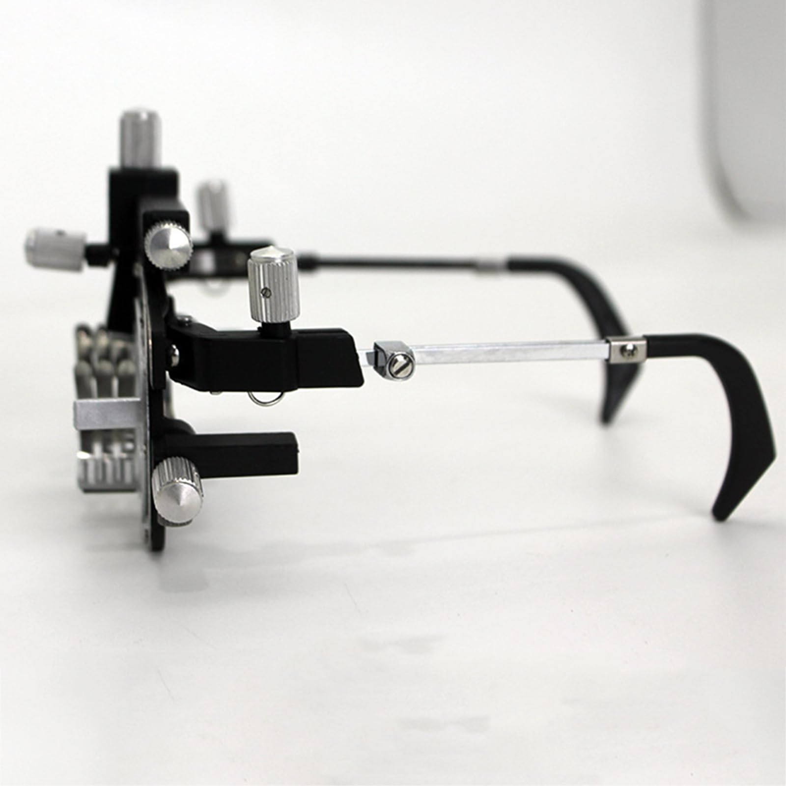 Montura óptica Profesional Ajustable, Montura para Gafas de Examen Visual, con perillas de Ajuste para la Distancia interpupilar, la inclinación de la patilla y la Altura de la plaqueta Nasal