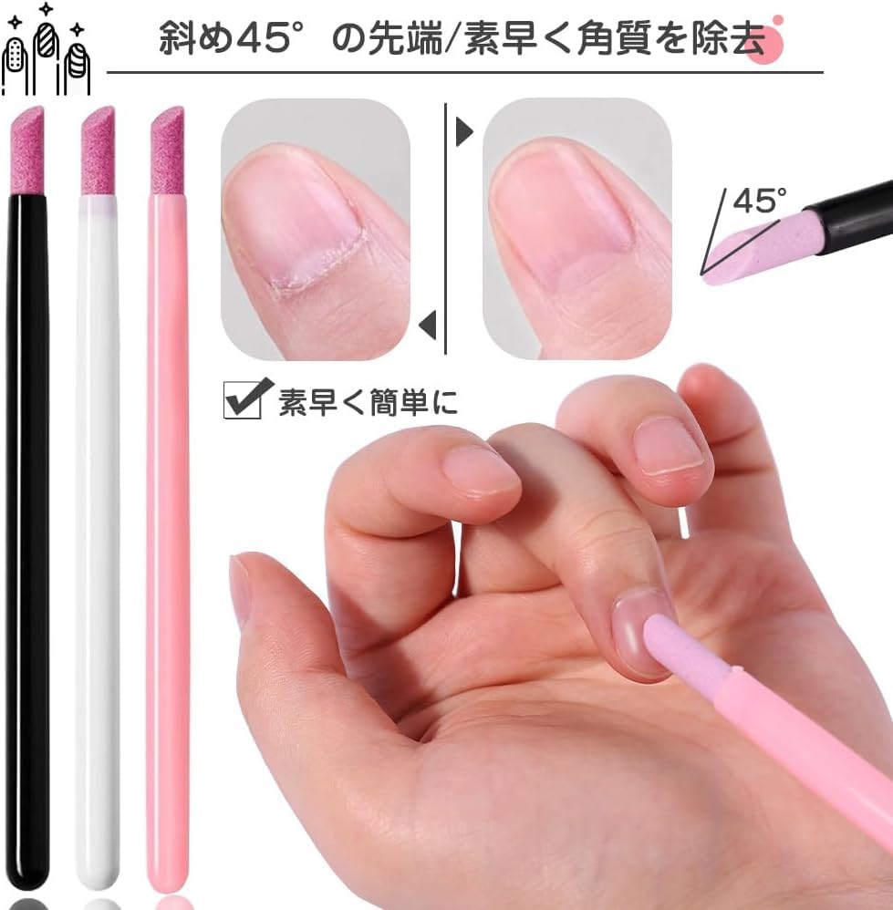 Amazon.co.jp: Maiitmorストーンプッシャー キューティクルプッシャー