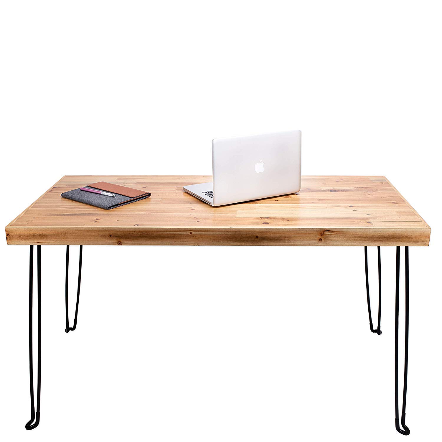 SleekformWood Folding Table - Portable Folding Desk - No Assembly Easy Fold Desks for Small Spaces - Space Saving Collapsible Computer Tables for Work, Writing, Crafts