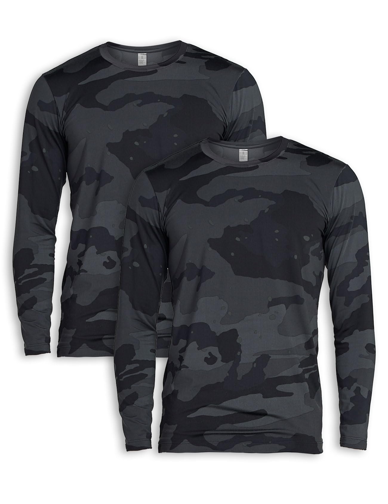 LAPASA Camiseta Termica Hombre Manga Larga Cuello Redondo Ropa Interior de Invierno Top Thermal Ligero/Cálido/Extra Cálido M09/M26/M55 — view 9