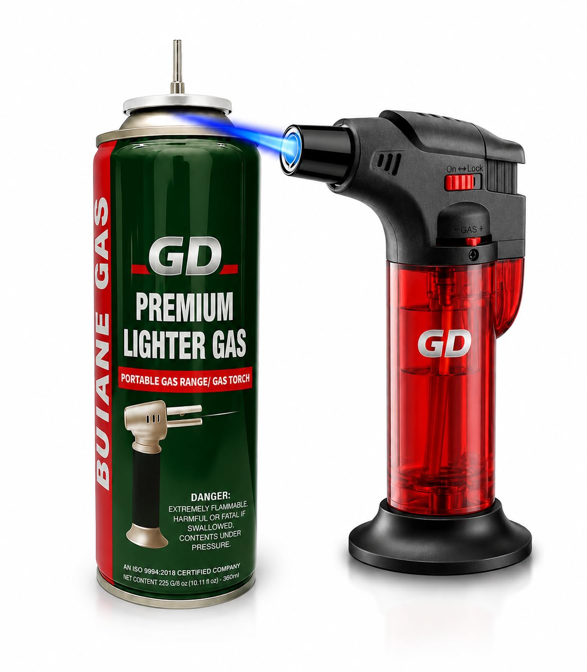 Gadget Deals Combo- Lighter Gas Refill can | Blow Torch | Lighter Refill | Jet Flame Lighter | Flame Torch | Blow Torch for Cooking | Torch Lighter | lightergas refiller(225gm Gas)-image-18
