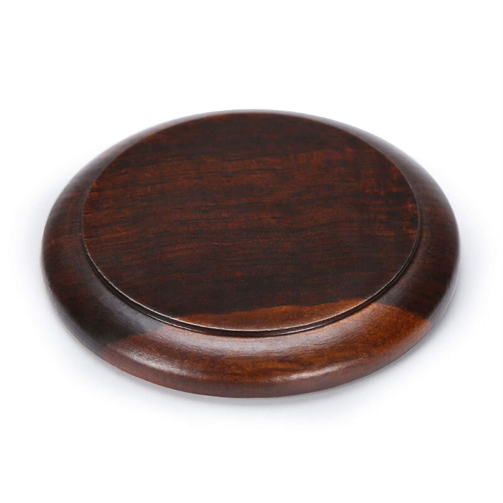 Sous-bocks 6 pièces Ensemble doré Jade Ensemble de thé Jade Ensemble d'accessoires Ebony Coaster Tea Coaster Isolation Plaque de thé sous-verres