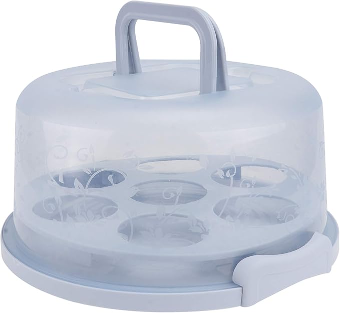 YARNOW Portable Cake Carrier Cupcake Holder Tray Cupcake Carrier Cake