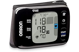 OMRON BP652N 7 Series Wireless Wrist Blood Pressure Monitor