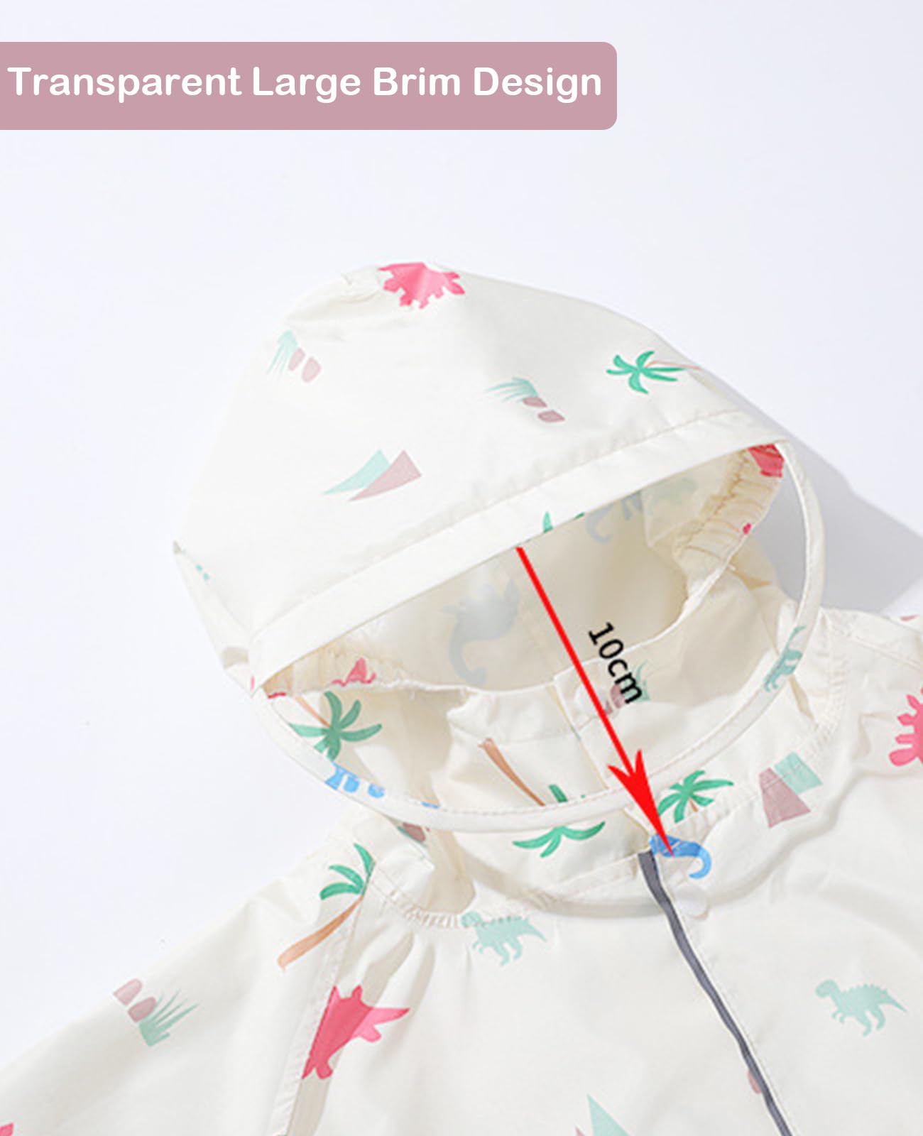 Chubasquero para niños y niñas, impermeable, poncho de lluvia, reutilizable, ropa ligera para exteriores