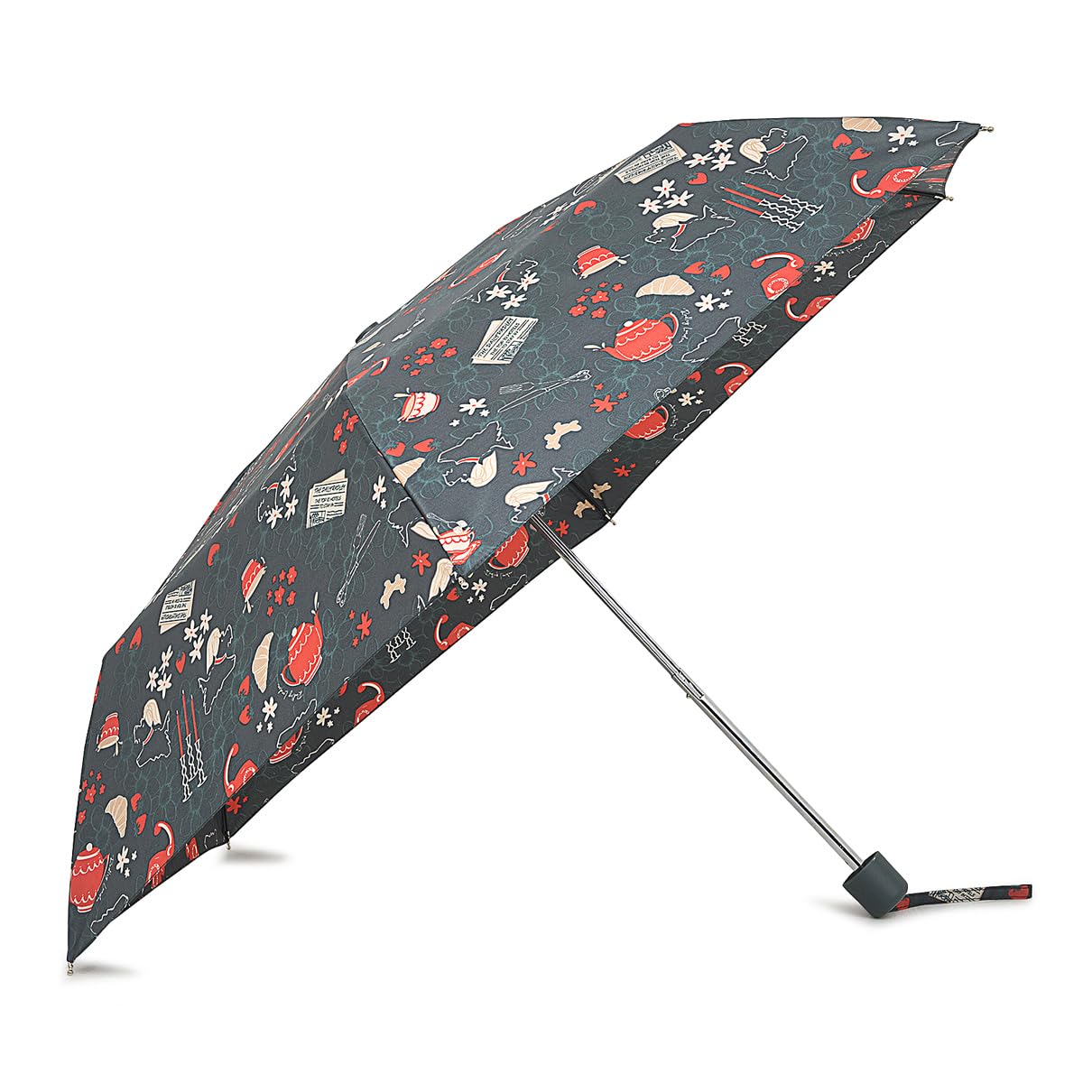 RADLEY Mini ombrello telescopico responsabile Bell Boy in Dragon Green, Gesso., Taglia unica