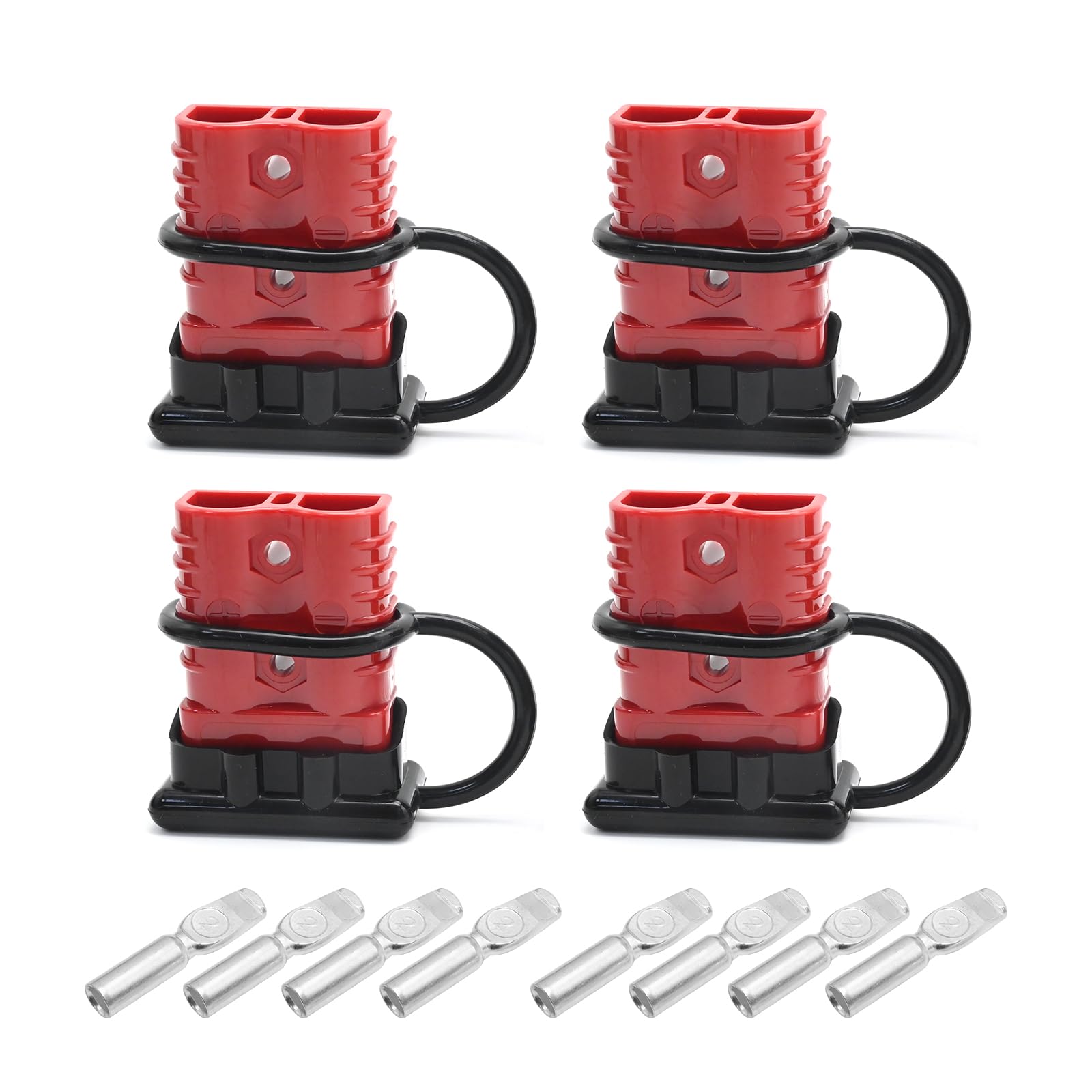Spurtar Batterij Quick Disconnect Plug 175A Batterijaansluiting, Batterij Stekker 2 Stuks 1/0 Gauge Kabelboom 12-36V Snelkoppeling Jumper Kabel Recovery Kit voor Auto ATV Hefplatforms Motoren Trailer