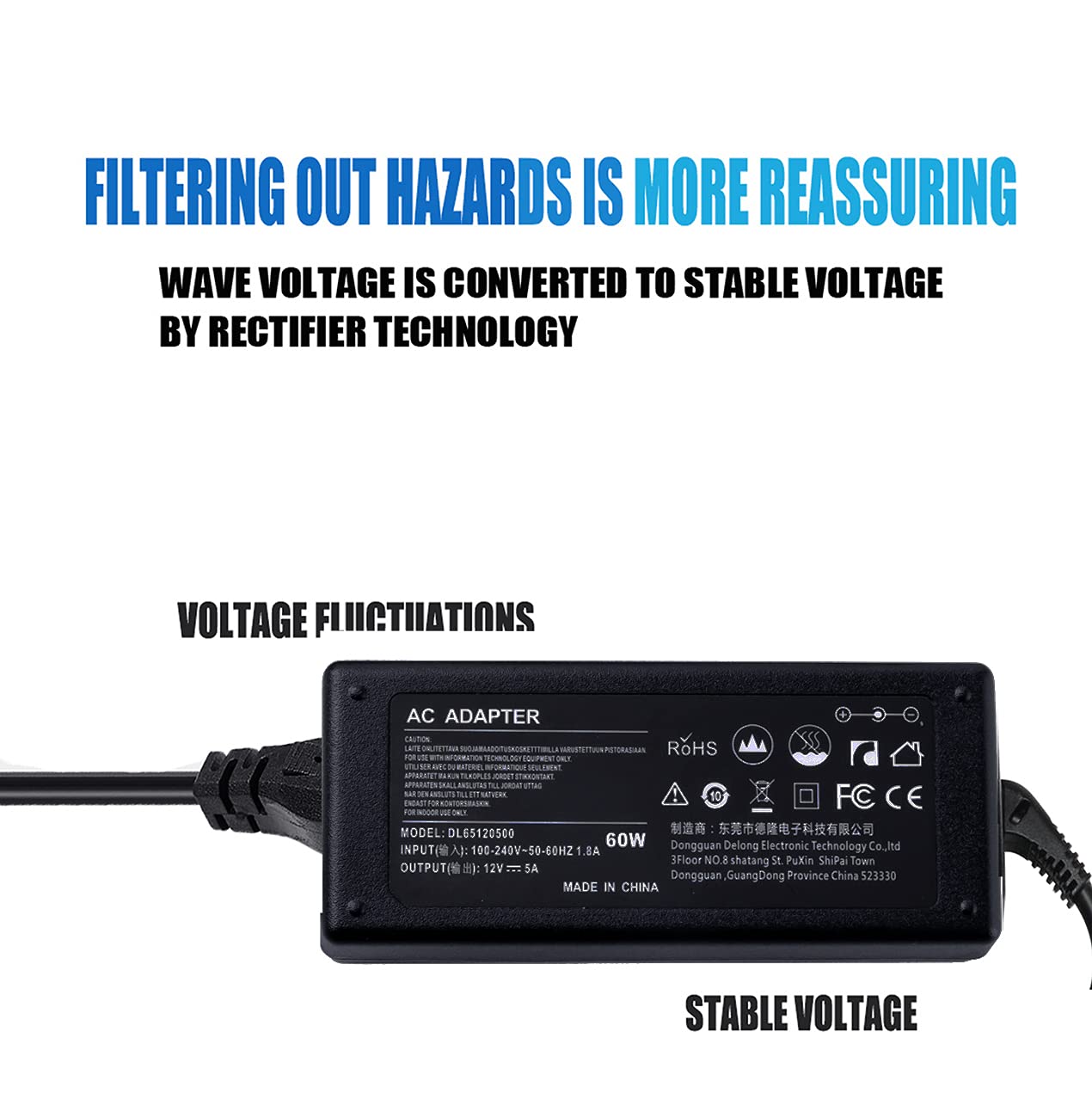 Amazon.com: 12V AC/DC Adapter LED LCD 