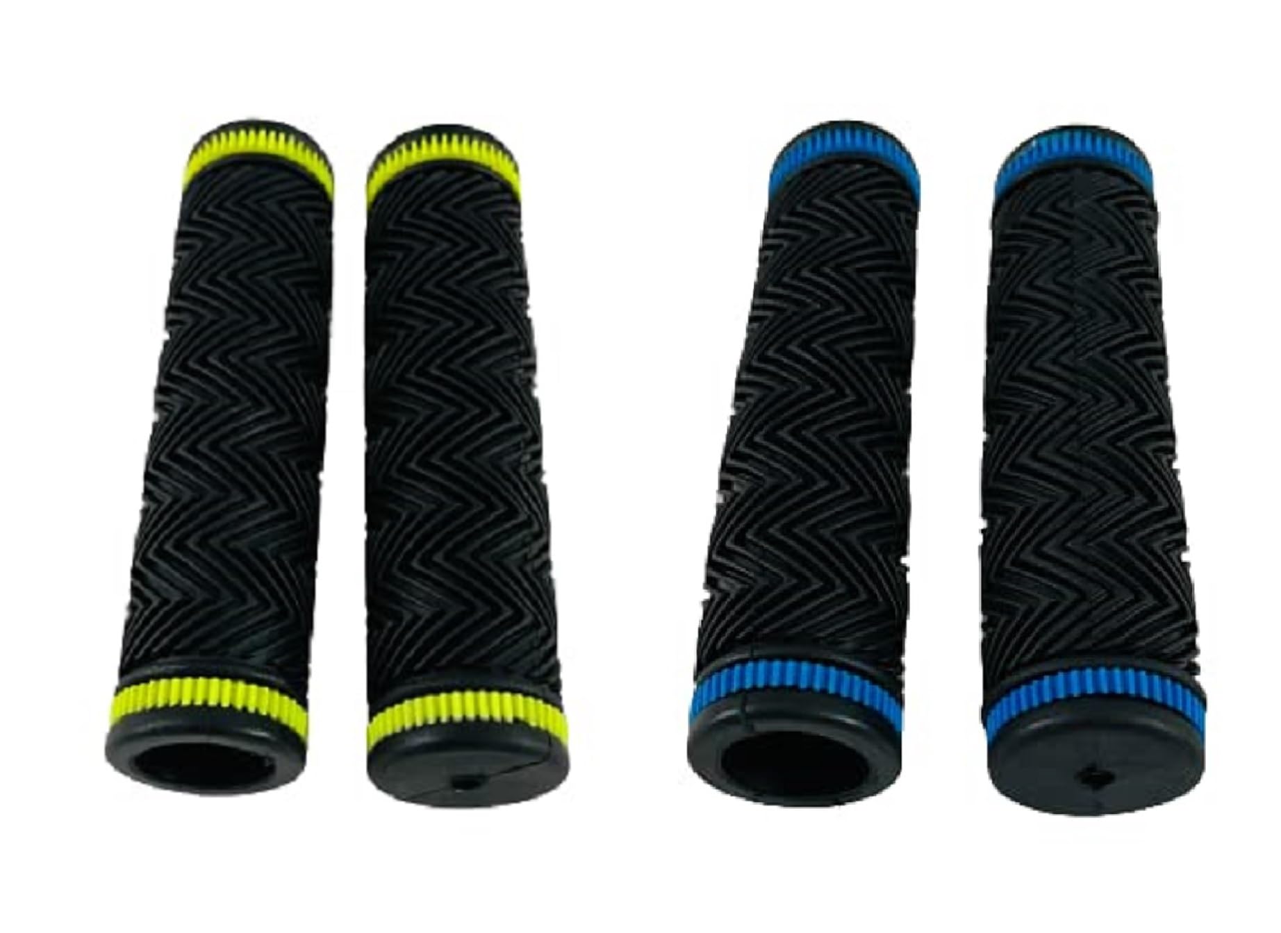 Ilsha® Bicycle Handlebar Grip Set Soft Rubber Non Toxic Anti-Slip Standard Size Cycle Handle Grip Length 12.5 cm (2 Pair)(Ring Color May Vary) (B0CCS16FTK) Amazon Price History, Amazon Price Tracker