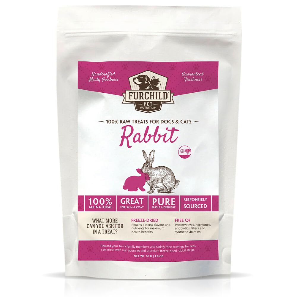 Furchild Pet Nutrition | Premium Freeze-dried Rabbit Treats for Dogs and Cats