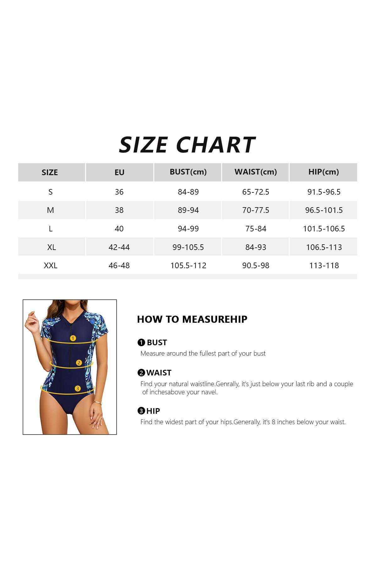 SHEKINI Camiseta de natación de manga corta para mujer, protección UV, cremallera, traje de baño de una pieza UPF 50