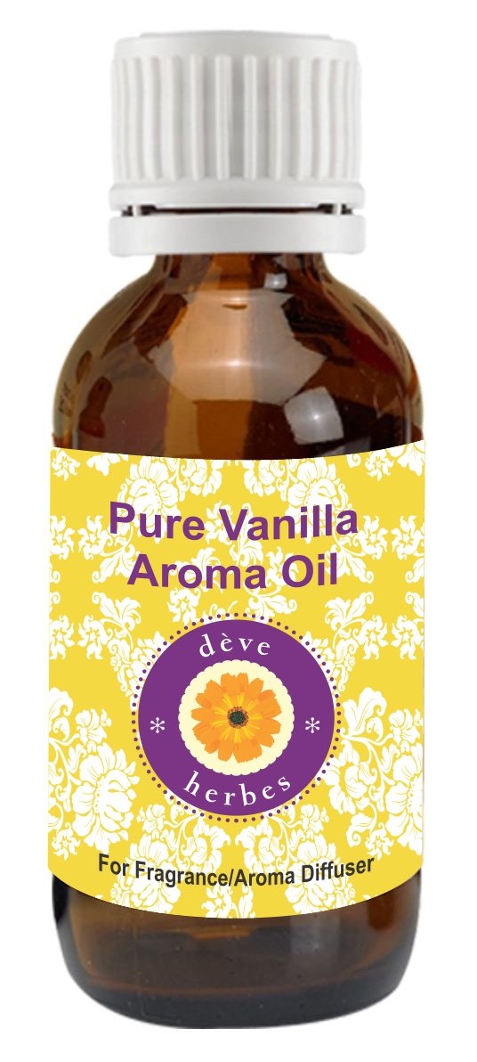 dève herbes Pure Vanilla Aroma Oil (Suitable for Aroma Diffuser) 50ml (1.69 oz)