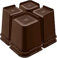 Vista 19 de Elevadores de cama de 6 pulgadas resistentes, elevadores de muebles para cama, escritorio, mesa, sofá, sofá, elevadores de cama de gran