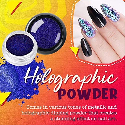 HUSHUI Glitter per Unghie, 4D Scultura Set di