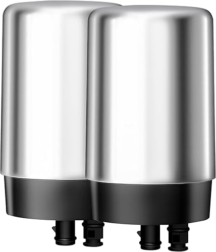 Miniatura 9 de AQUA CREST Cartucho de filtro para grifos sin BPA, repuesto para filtro de grifo Brita - Cromo (paquete de 3)