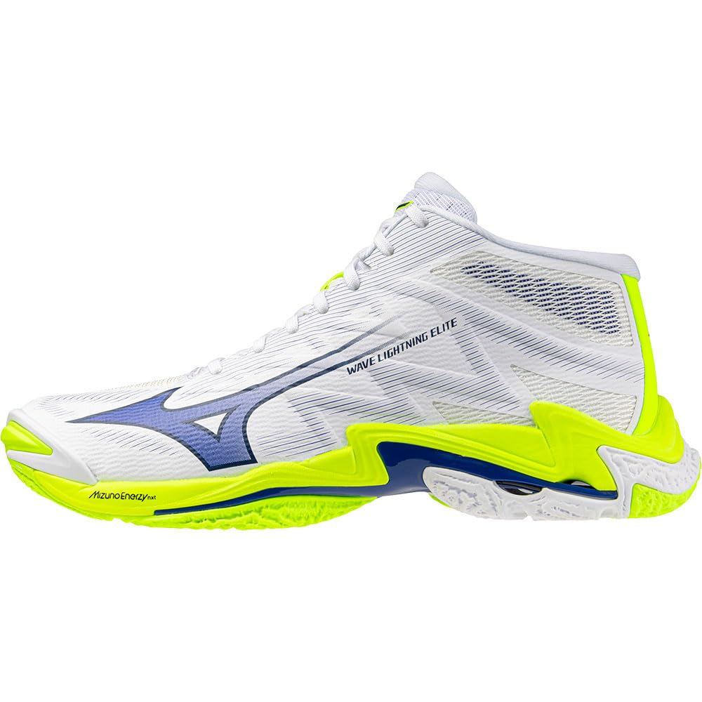 Mizuno Shoe Wave Lightning Elite MID. 39 – Bianco Light Yellow Dazzling Blue 44