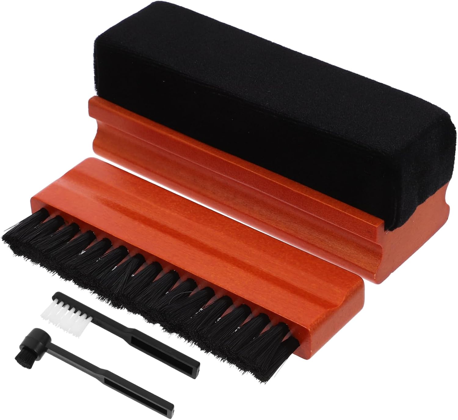 Portable Vinyl Record Cleaning Supplies Record Brush Cleaner Kit Maintenance Tool for Home Travel