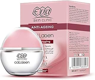 كريم للوجه من إيفا مضاد للشيخوخة، مناسب لجميع أنواع البشرة، 50 مل