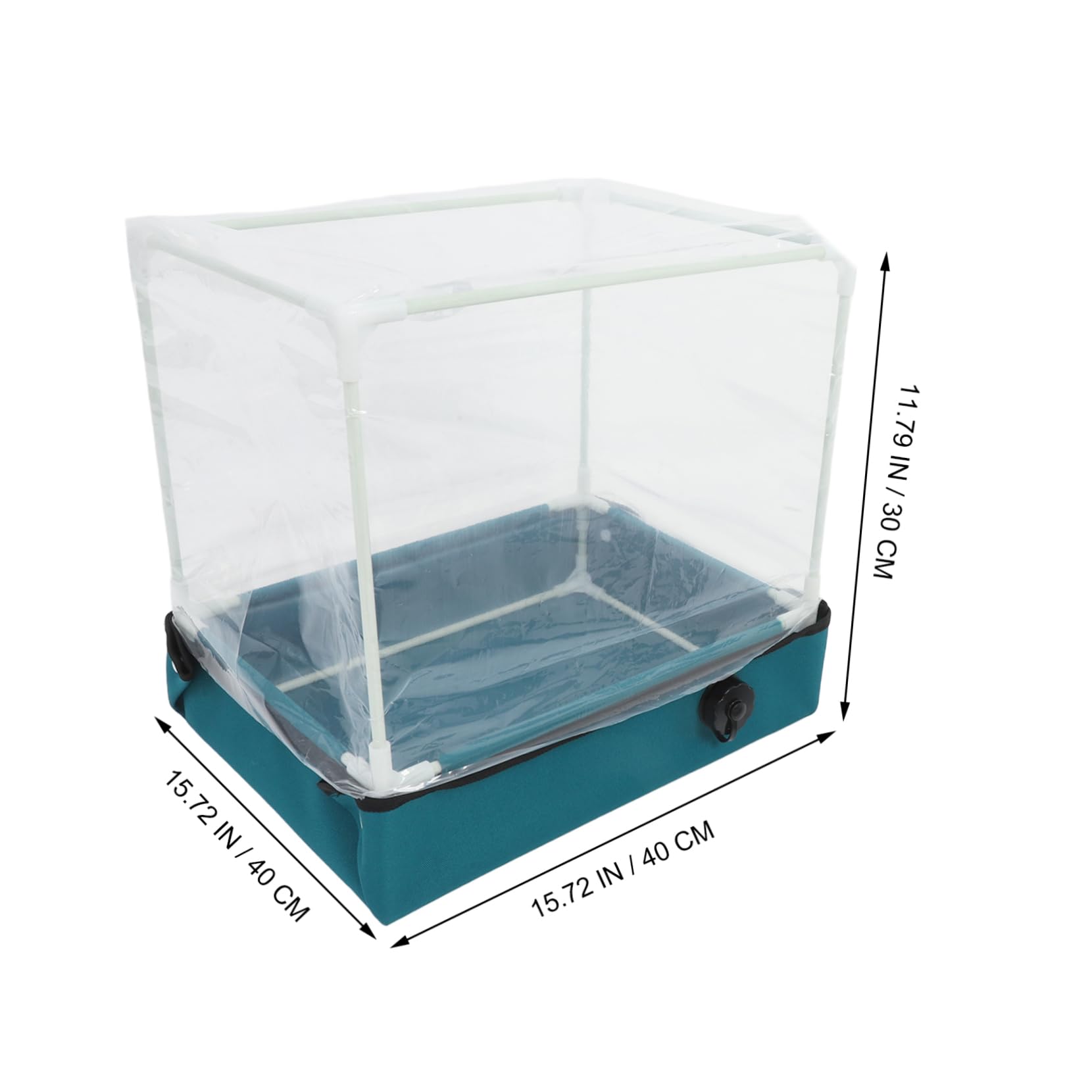 ifundom Mini Serra per Piante con Base Design Rimovibile e Protezione per Giardinaggio da Tavolo Spazi Ridotti Serra Compatta per