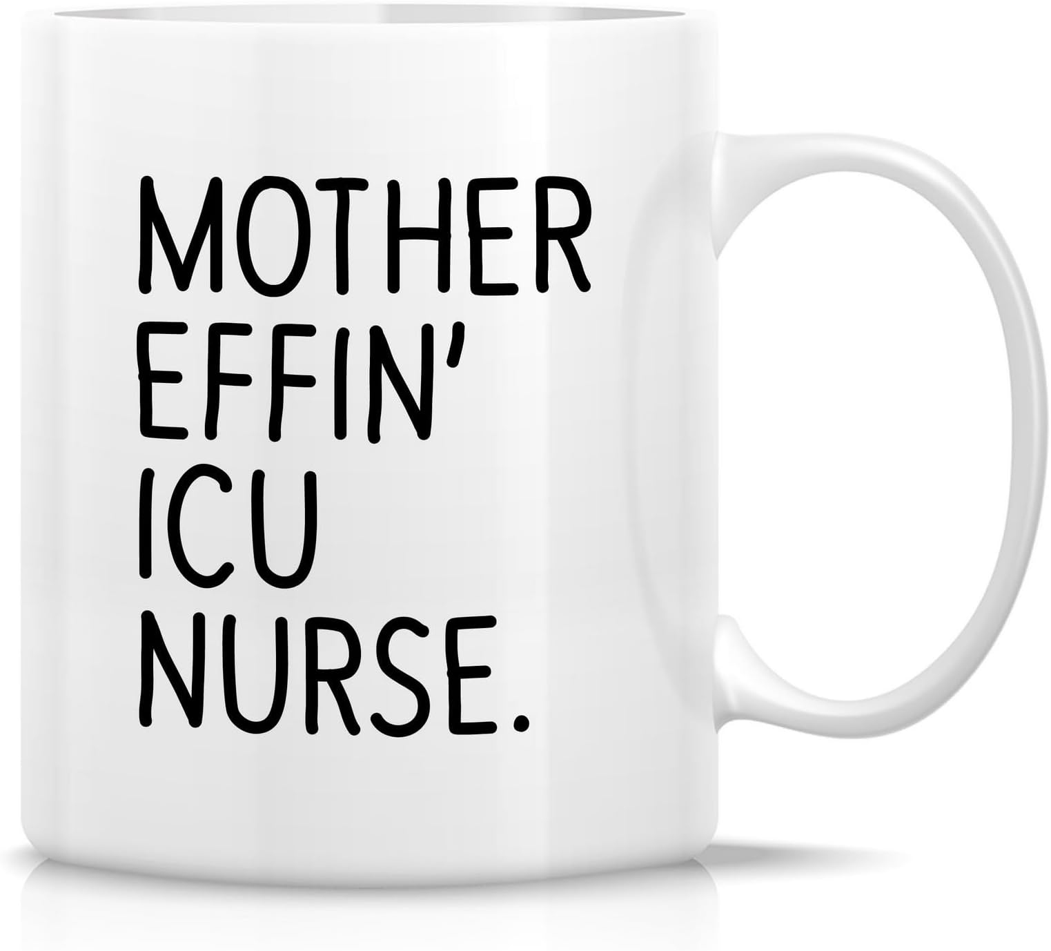Retreez Funny ICU Nurse Mug - 11 Oz Ceramic Coffee or Tea Cup - Humorous Gift for Intensive Care Unit Nurses - Appreciation, Graduation, and Thank-You for Coworker, Men and Women