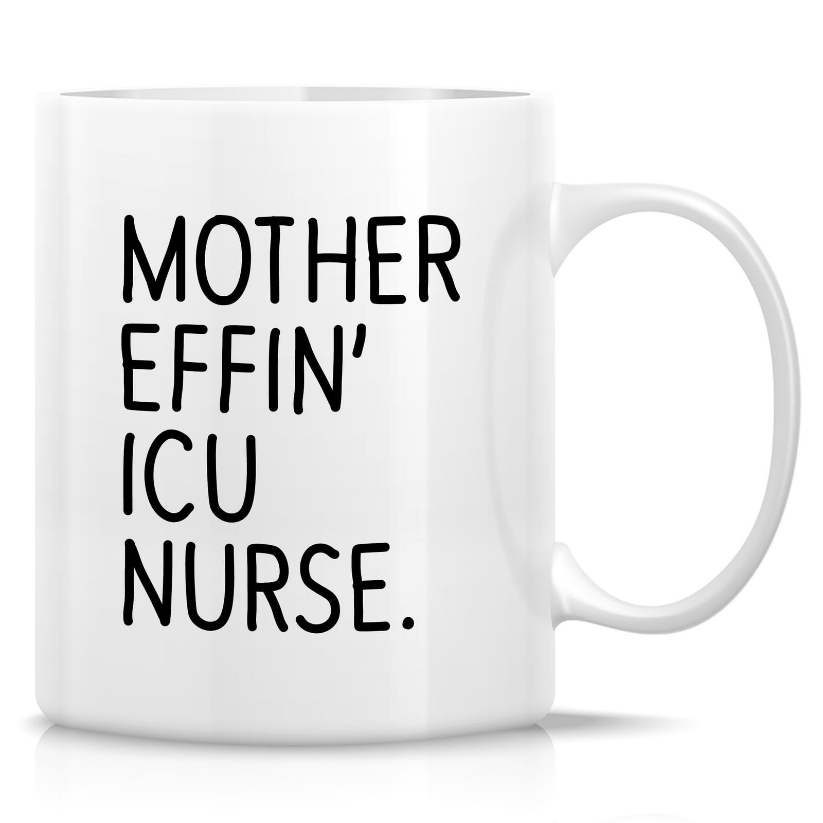 Retreez Funny ICU Nurse Mug - 11 Oz Ceramic Coffee or Tea Cup - Humorous Gift for Intensive Care Unit Nurses - Appreciation, Graduation, and Thank-You for Coworker, Men and Women