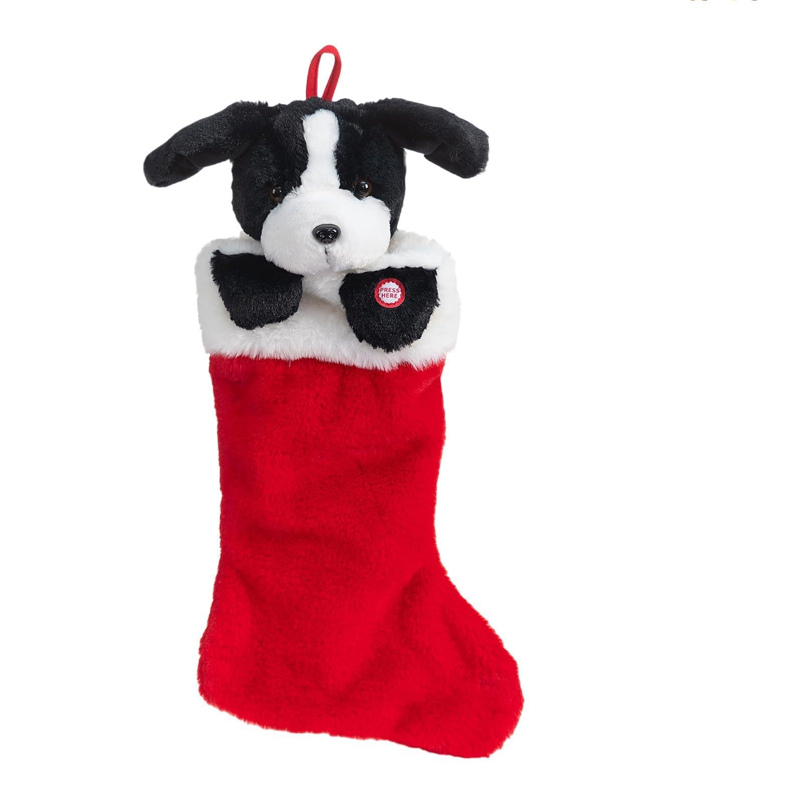 Amazon.com: HollyHOME Christmas Stockings Animated Border Collie