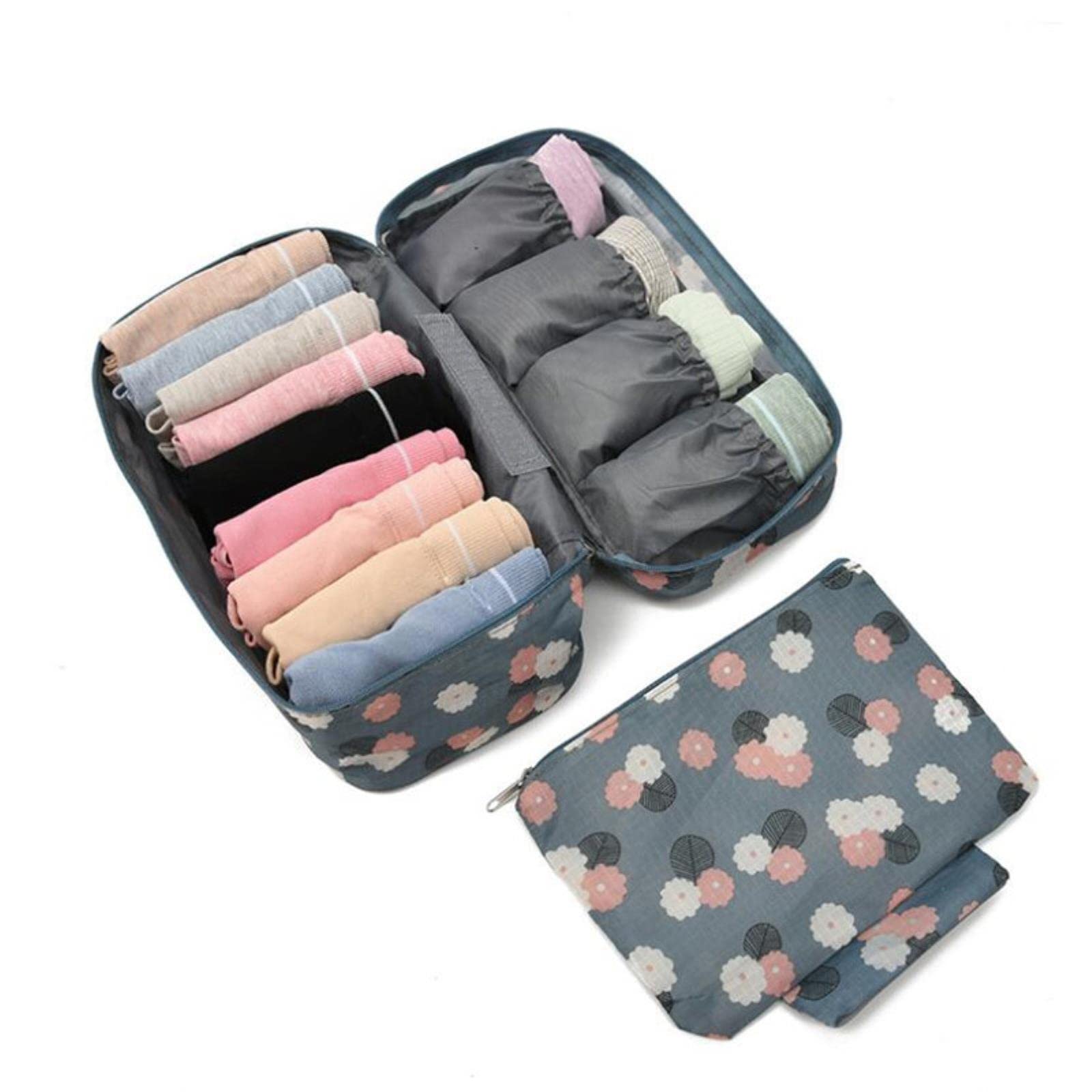 1 pezzo Borsa portaoggetti per reggiseno da donna Confezione da viaggio Cubi Borsa per biancheria intima Organizzatore per reggiseno Articoli per ragazza Custodia Accessori da viaggio-Strisc