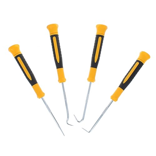 Miniatura 4 de Juego de herramientas de precisión de mango giratorio de lujo de 4 piezas de gancho y pú